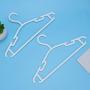 KIPB 10pcs/Set Anti-Skid Garment Clothes Hangers Heavy Duty Suit Hanger Drying Laundry Hooks Closet Space Saving Oraganizer Racks