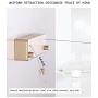 Retractable Clothesline for Indoor Outdoor, 2 Rope Stainless Steel Clothes Rope Invisible Clothesline Laundry Hangers Wall Drying Rack