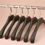 LIShuai 1Pcs Black Thick Wide Shoulder Plastic Clothes Hanger Coats Jacket (Black,One Size) LIShuai 1Pcs Black Thick Wide Shoulder Plastic Clothes Hanger Coats Jacket (Black,One Size)