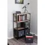 Internets Best Collapsible File Storage Organizer - Decorative Linen Filing & Storage Office Boxes - Letter/Legal - Charcoal - 6 Pack