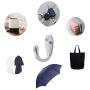 Home Master Hardware 10 Pieces Wall Mounted Coat Hook Prong Robe Hooks Single Coat Hanger with Screws (Matte Nickel)