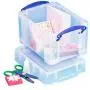 Really Useful Boxes 3.0 Liter Box, Clear Really Useful Boxes 3.0 Liter Box, Clear