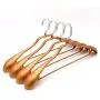 XMZFQ 10 Pack Suit Hangers Stainless Steel Anti-Rust Clothes Hangers Wide Shoulder Non-Slip Hangers for Coats Jackets Pants Dress Clothes,Gold