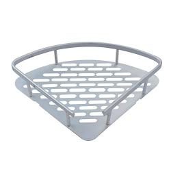 3 Layer Triangular Shower Shelf Bathroom Corner bath Rack Storage Basket Hanger