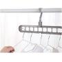 10pcs Random Color Space Saver Saving Wonder Metal Magic Hanger Clothes Closet Organize Hook