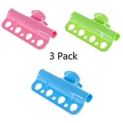 IJIA 3 Pack Clothes Pegs Windproof Laundry Hanger Clips with 7 Holes, Drying Rack Closet Organizer Plastic Clothes Hanging Rack Anti-Wind Clothespin - Random Color