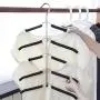 5 Layer Blouse Tree Hangers Space Saving Hangers Clothes Organizer,Non Slip Heavy Duty Clothes Hangers Great for Hanging Suits, Skirt、Sweater、Coat、T-Shirt and More (Black) 5 Layer Blouse Tree Hangers Space Saving Hangers Clothes Organizer,Non Slip Heavy Duty Clothes Hangers Great for Hanging Suits, Skirt、Sweater、Coat、T-Shirt and More (Black)