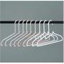 10pcs Random Color Home Drying Hanger,Anti-Slip Clothing Hanger Racks White Windproof Dress Clothes Hangers Closet