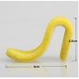 20pcs Random Color Mini Flocking Clothes Hanger Hook Accessories Save Space Wardrobe Clothes Hanging Organizer Coat Hooks