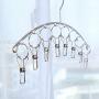 Stainless Steel Clips Drying Rack for Underwear Hanging Bra Sock Folding Laundry Hanger Drying Clothes Rack Dryer