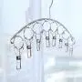 Stainless Steel Clips Drying Rack for Underwear Hanging Bra Sock Folding Laundry Hanger Drying Clothes Rack Dryer Stainless Steel Clips Drying Rack for Underwear Hanging Bra Sock Folding Laundry Hanger Drying Clothes Rack Dryer