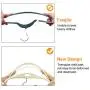IEOKE Velvet Clothes Hangers Non Slip, 50-Pack No Shoulder Bumps Suit Hangers Ultra Thin Space Saving 360 Degree Swivel Heavy Duty Hook Durable Hangers for Sweaters,Coat,Jackets,Pants,Shirts (Beige)