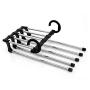 Xingny Multi-Function Folding Stainless Steel Pants Hanger Jeans Organizer Space Saving Clothes Hanging Storage Rack