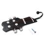 3 PCS Guitar Heads Music Home Resin Clothes Hat Hanger Hook Wall Mounted New