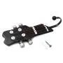 3 PCS Guitar Heads Music Home Resin Clothes Hat Hanger Hook Wall Mounted New