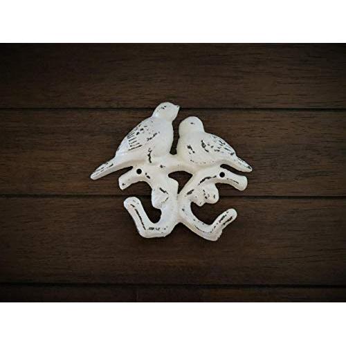 Bird Wall Hook, Cast Iron Key Coat Towel Hanger, Antique White or Pick Color, Farmhouse Wall Decor Bird Wall Hook, Cast Iron Key Coat Towel Hanger, Antique White or Pick Color, Farmhouse Wall Decor