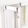 hullonguuo Stainless Steel Kitchen Bath Towel Holder Rack Door Storage Scarf Hanger Clothes Organizer hullonguuo Stainless Steel Kitchen Bath Towel Holder Rack Door Storage Scarf Hanger Clothes Organizer
