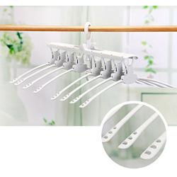 Outgeek Clothes Hanger, Multifunctional Foldable Space Saving Creative Hangers Portable Travel Hanger