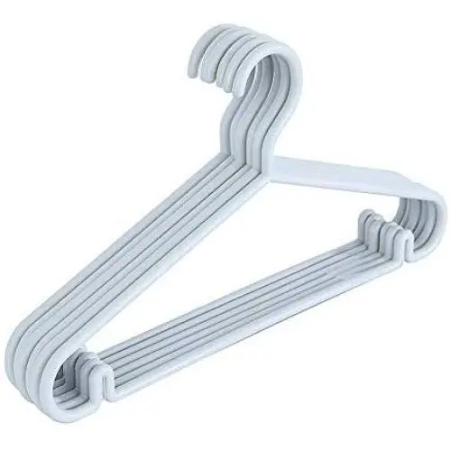SAASNY Standard Plastic Hangers ? Pack of 10 ? Durable and Slim with Sleek Design ? Blue ? Non Slip & Space Saving Clothes Hangers for Drying and Storage SAASNY Standard Plastic Hangers ? Pack of 10 ? Durable and Slim with Sleek Design ? Blue ? Non Slip & Space Saving Clothes Hangers for Drying and Storage