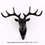 Vintage Deer Head Antlers Wall Hook (Max:10kg) for Hanging Hat Scarf Bag Key Clothes Bathroom Kitchen Towel Holder Hanger Rack Wall Wedding Gift (Gray) Vintage Deer Head Antlers Wall Hook (Max:10kg) for Hanging Hat Scarf Bag Key Clothes Bathroom Kitchen Towel Holder Hanger Rack Wall Wedding Gift (Gray)