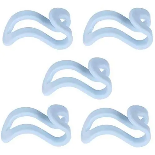 shlutesoy 5/10/15Pcs Mini Non-Slip Home Clothes Storage Hangers Holder Organizer Hooks Set - Blue 5pcs