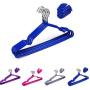 10pcs Random Color Clothes Hangers Hook Non Slip Storage Organize