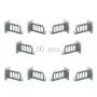 HJYPYJ Magic Hanger,180?? Rotate Magical Hangers,Easy Storage PVC Trouser Hangers,Space-Saving Organizer Hangers, Strong Bearing Capacity/Gray / 10 pcs HJYPYJ Magic Hanger,180?? Rotate Magical Hangers,Easy Storage PVC Trouser Hangers,Space-Saving Organizer Hangers, Strong Bearing Capacity/Gray / 10 pcs