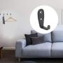 uxcell Wall Hooks Metal Wall Mounted L Type Scarf Coat Prong Robe Hooks Clothes Hanger Holder Storage w Screws