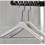 Luxury White Antique Wooden Coat Hanger, Punk Sepia Style Clothes Hanger Decoration(5pieces) Luxury White Antique Wooden Coat Hanger, Punk Sepia Style Clothes Hanger Decoration(5pieces)
