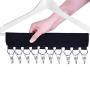 Feel-ling Cap Organizer Hanger Portable Fabric Hangers Hook-and-Loop Cap Holder Self-Adhesive Clip Collapsible Hat Hanger Clip Travel Clothes Cap Organizer Hanger