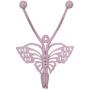 Indianshelf Handmade 1 Artistic Vintage Pink Metal Butterfly Coat Hooks Hangers/Hooks for Hanging