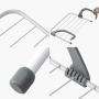 SHANGXIAN Balcony Folding Rack Bedroom Clothes Hanger Indoor And Outdoor Retractable Drying Racks 19.68 12.99 6.69“