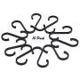 10 Pack S Hooks Heavy-Duty Solid Aluminum S Shaped Hanging Hooks for Kitchenware Pots Utensils Plants Towels Gardening Tools Clothes Hangers Multiple uses (Black) 10 Pack S Hooks Heavy-Duty Solid Aluminum S Shaped Hanging Hooks for Kitchenware Pots Utensils Plants Towels Gardening Tools Clothes Hangers Multiple uses (Black)