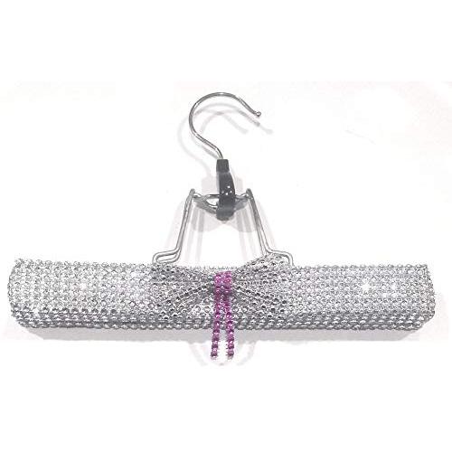 Silver Pant/Skirt Glam Hangers with bow