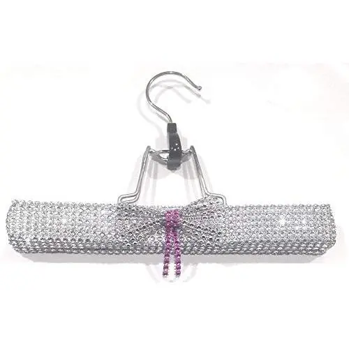 Silver Pant/Skirt Glam Hangers with bow Silver Pant/Skirt Glam Hangers with bow