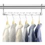 Edego 20Pcs Wonder Metal Magic Hanger Clothes Closet Organizer Hook Space Saver Saving