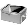 Premier Housewares Folding Storage Box, 35 x 25 x 19 cm - Grey