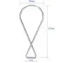 Hraindop 100 Pack Ceiling Hook Clips Ceiling Hanger Hooks for Office, Classroom and Home Decorations Hraindop 100 Pack Ceiling Hook Clips Ceiling Hanger Hooks for Office, Classroom and Home Decorations