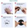 BARONAGE 4pcs Adhesive Hooks Bathroom Hooks Heavy Duty Wall Robe Hooks 304 Stainless Steel Towel Waterproof Hooks for Hanging Coat, Robe, Towels, Hats, Bathroom, Shower, Kitchen, Living Room, Depot…