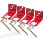 NFS 4- Fire Extinguisher Fork Style Bracket, Wall, Hook, Mount, Hanger for 5 to 13lb. Extinguishers, Universal for all Extinguishers with Valve Body Slots NFS 4- Fire Extinguisher Fork Style Bracket, Wall, Hook, Mount, Hanger for 5 to 13lb. Extinguishers, Universal for all Extinguishers with Valve Body Slots