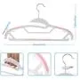 S-shaped Lightweight Non-Slip Durable Clothes Hangers, 20 Packs, 360° Swivel Hook, Strap Hooks, Space Saving(Pink) S-shaped Lightweight Non-Slip Durable Clothes Hangers, 20 Packs, 360° Swivel Hook, Strap Hooks, Space Saving(Pink)