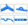Multifunction kitchen case 5 PCS Portable Folding Multifunctional Clothes Hanger Home Traveling Outdoor Telescopic Anti-skid Magic Drying Clothes Rack, Random Color Delivery，360 degree swivel hoist, e