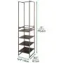 mDesign Modular Closet Organizer System, Vertical Storage Unit - Sturdy Steel Frame, Wood Shelves and Garment Rack for Bedroom, Hallway, Entryway, Closets, Set of 2 - Charcoal Gray/Black mDesign Modular Closet Organizer System, Vertical Storage Unit - Sturdy Steel Frame, Wood Shelves and Garment Rack for Bedroom, Hallway, Entryway, Closets, Set of 2 - Charcoal Gray/Black