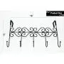 HOLADON 5 Hanger Rack- 5 Metal Hooks for Hanging Clothes, Over Door Storage Rack ? Organizer Hooks for Coats, Over Door Hanger for Clothes,Hats, Handbags, Clothes or Towels (Black) HOLADON 5 Hanger Rack- 5 Metal Hooks for Hanging Clothes, Over Door Storage Rack ? Organizer Hooks for Coats, Over Door Hanger for Clothes,Hats, Handbags, Clothes or Towels (Black)