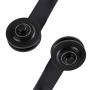 WINSOON Heavy Steel Barn Door Hardware Straight Style Wheel One Set (2PCS Roller)