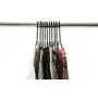 50pc Black Tubular Clothes Hanger Sets ? Space Saving - Perfect for Dresses and Blouses - Work Great for Shirts, T-Shirts and Scarves