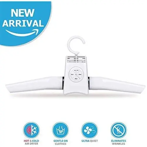 Portable Clothes Dryer, Shoes Dryer Foldable Clothes Hanger Hot and Cold Tech Clothes Drying Rack Quickly Dryer Eliminate Wrinkles Odor for Business Trips Tourism Travel Portable Clothes Dryer, Shoes Dryer Foldable Clothes Hanger Hot and Cold Tech Clothes Drying Rack Quickly Dryer Eliminate Wrinkles Odor for Business Trips Tourism Travel