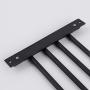 Swivel Towel Bar SUS 304 Stainless Steel 4-Arm Bathroom Swing Hanger Towel Rack Holder Storage Organizer Space Saving Wall Mount Matte Black