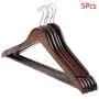YOYOHOT 1/5/10pc Wood Hangers Clothes Hangers Non Slip for Suits, Coats, Jackets, Trousers