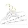 NEW EXCLUSIVE INNOVATION by Closet Complete: Perfectly sized for Kids & Babies, COMPLETELY CLEAR, Space Saving, INVISIBLE HANGERS, Ultra-Thin ACRYLIC HANGERS, GOLD Hooks, Set of 10 NEW EXCLUSIVE INNOVATION by Closet Complete: Perfectly sized for Kids & Babies, COMPLETELY CLEAR, Space Saving, INVISIBLE HANGERS, Ultra-Thin ACRYLIC HANGERS, GOLD Hooks, Set of 10